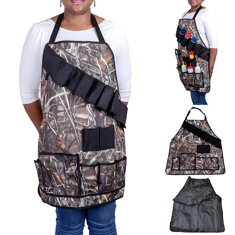 Barbecue 600D Oxford Grill Apron Durable Pockets